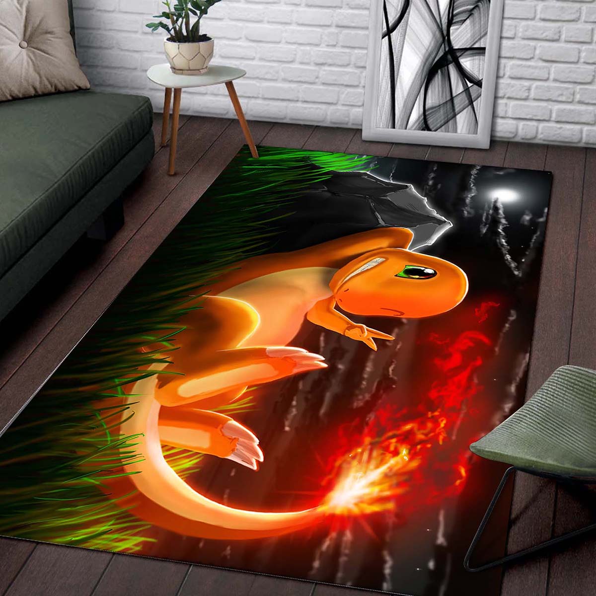 Pokemon Charmander Anime Teppich 2