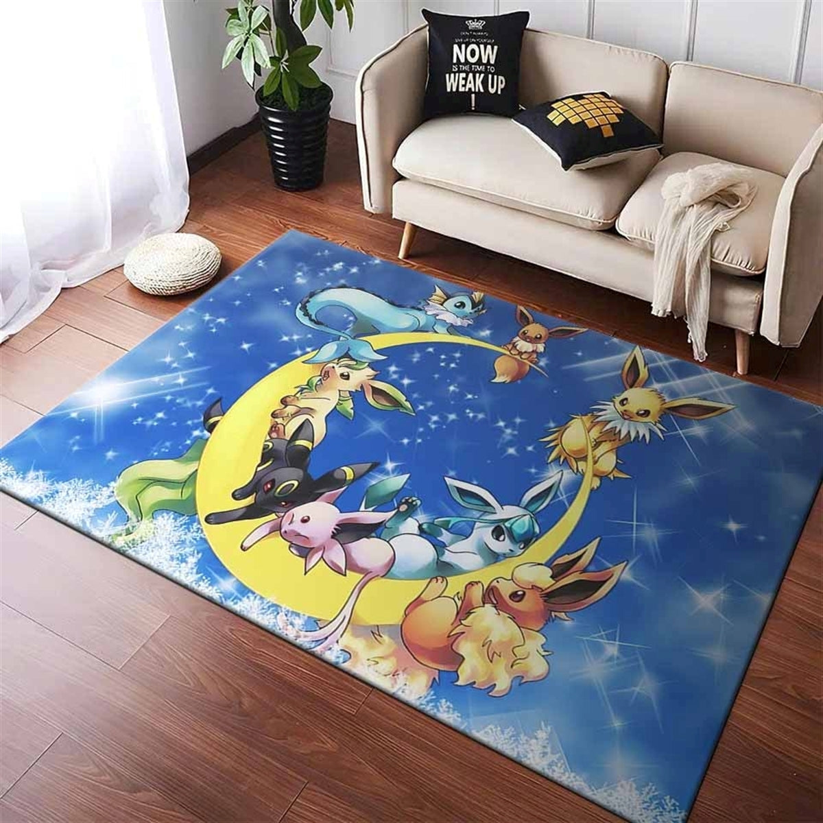 Pokemon Eeveelutions Video Game Teppich 3