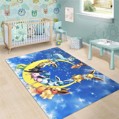 Pokemon Eeveelutions Video Game Teppich
