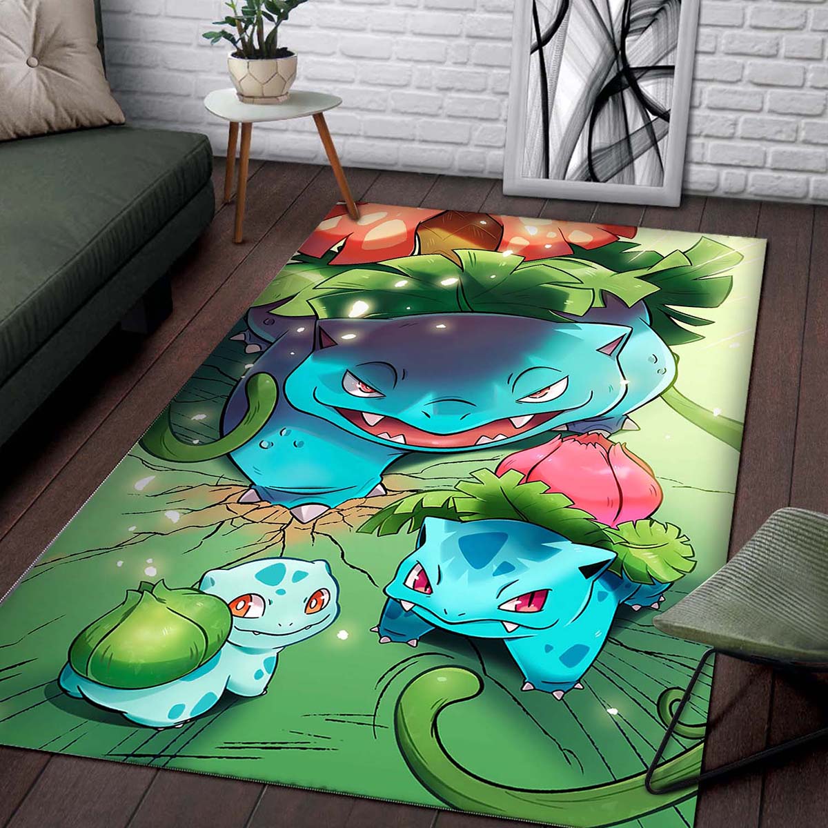 Pokemon Ivysaur Bulbasaur Venusaur Teppich 2