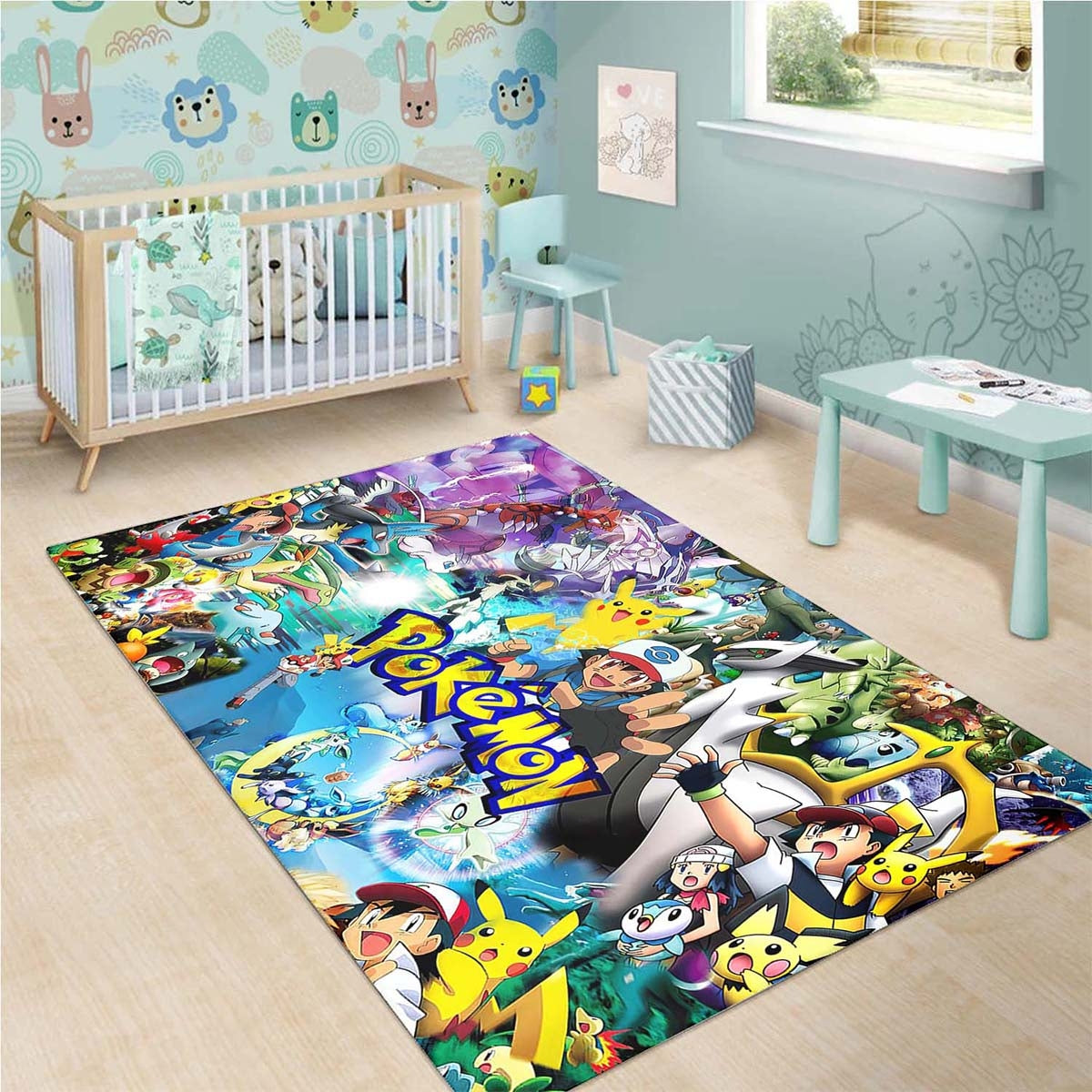 Pokemon Nintendo Video Game 25635 Teppich