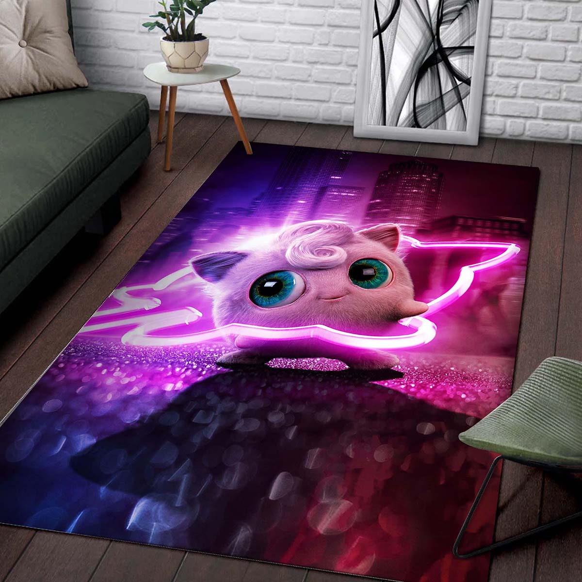 Pokemon Pummeluff Rosa Teppich 2
