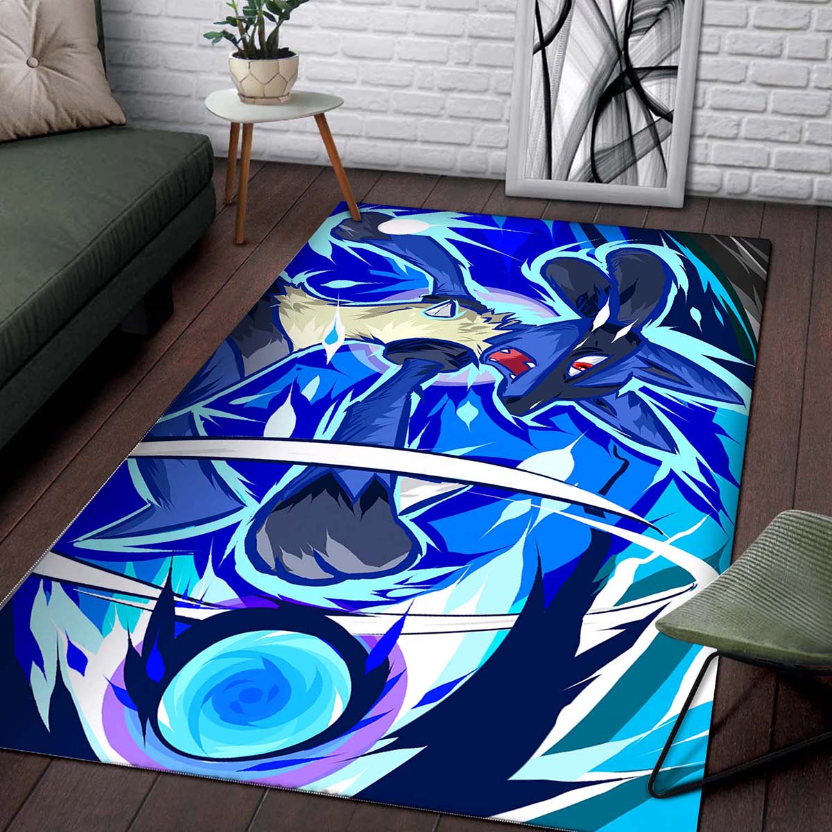 Pokemon Roku Le Lucario Teppich 2