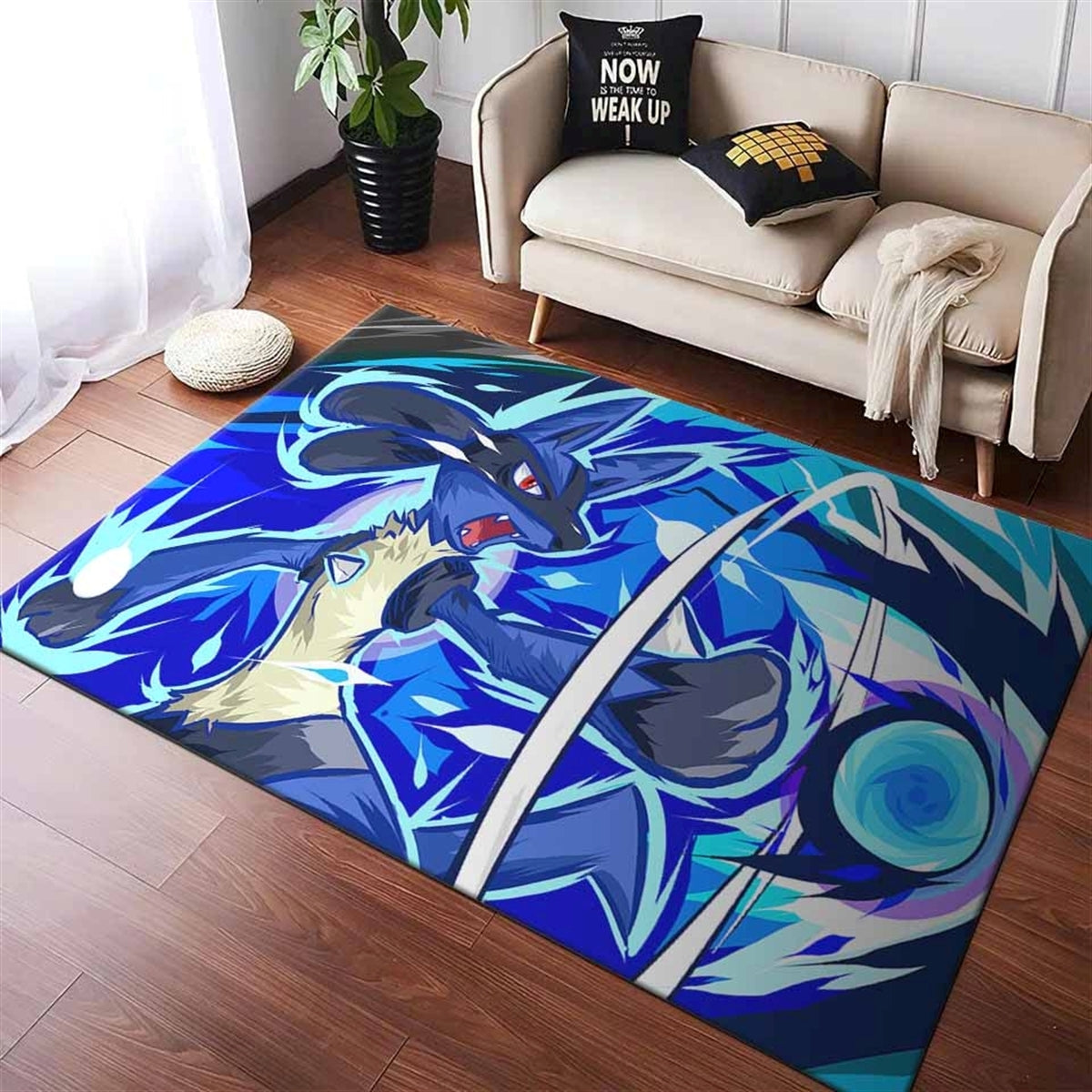 Pokemon Roku Le Lucario Teppich 3
