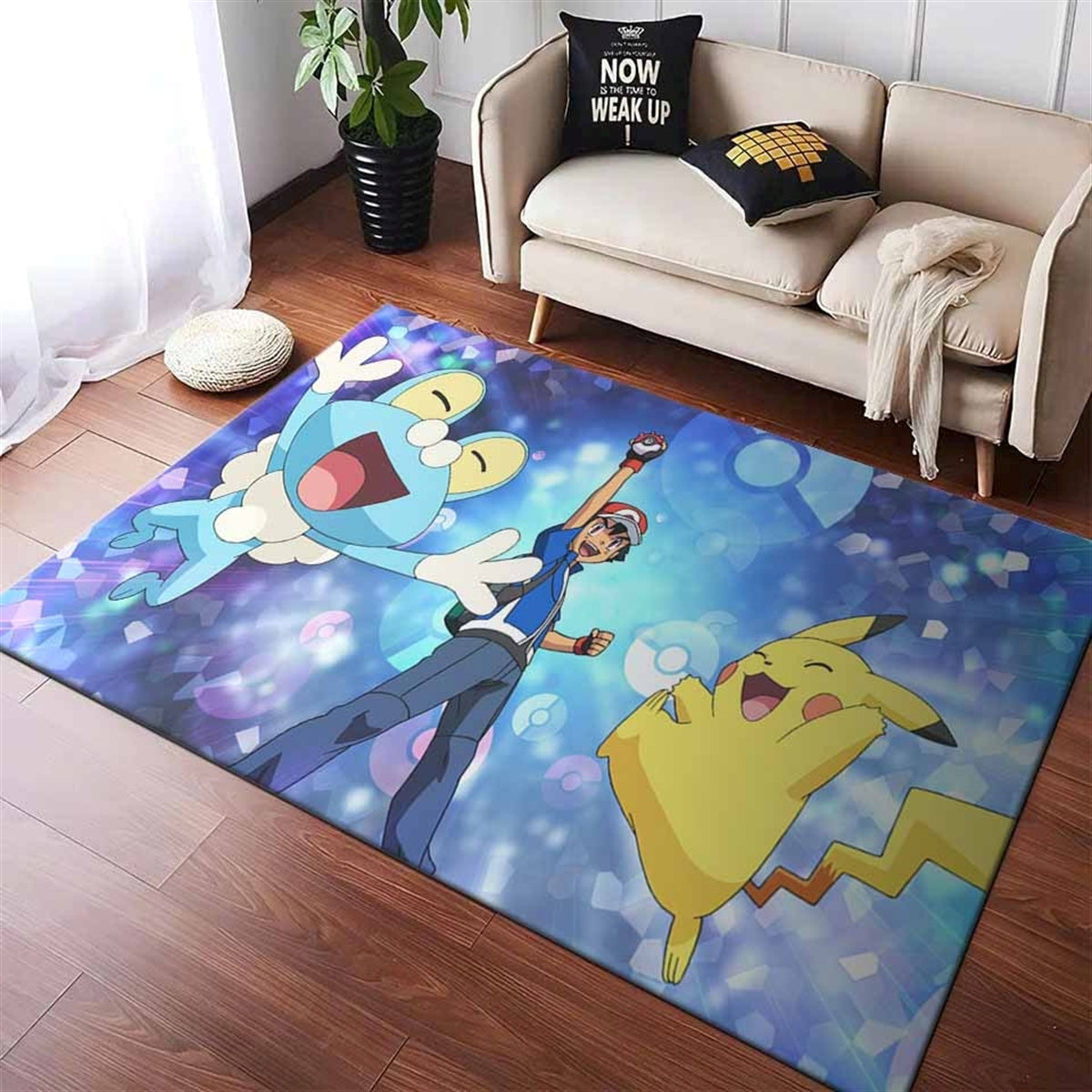 Pokemon sacha pikachu3 Teppich 3