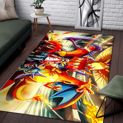 Pokemon family anime Teppich 2