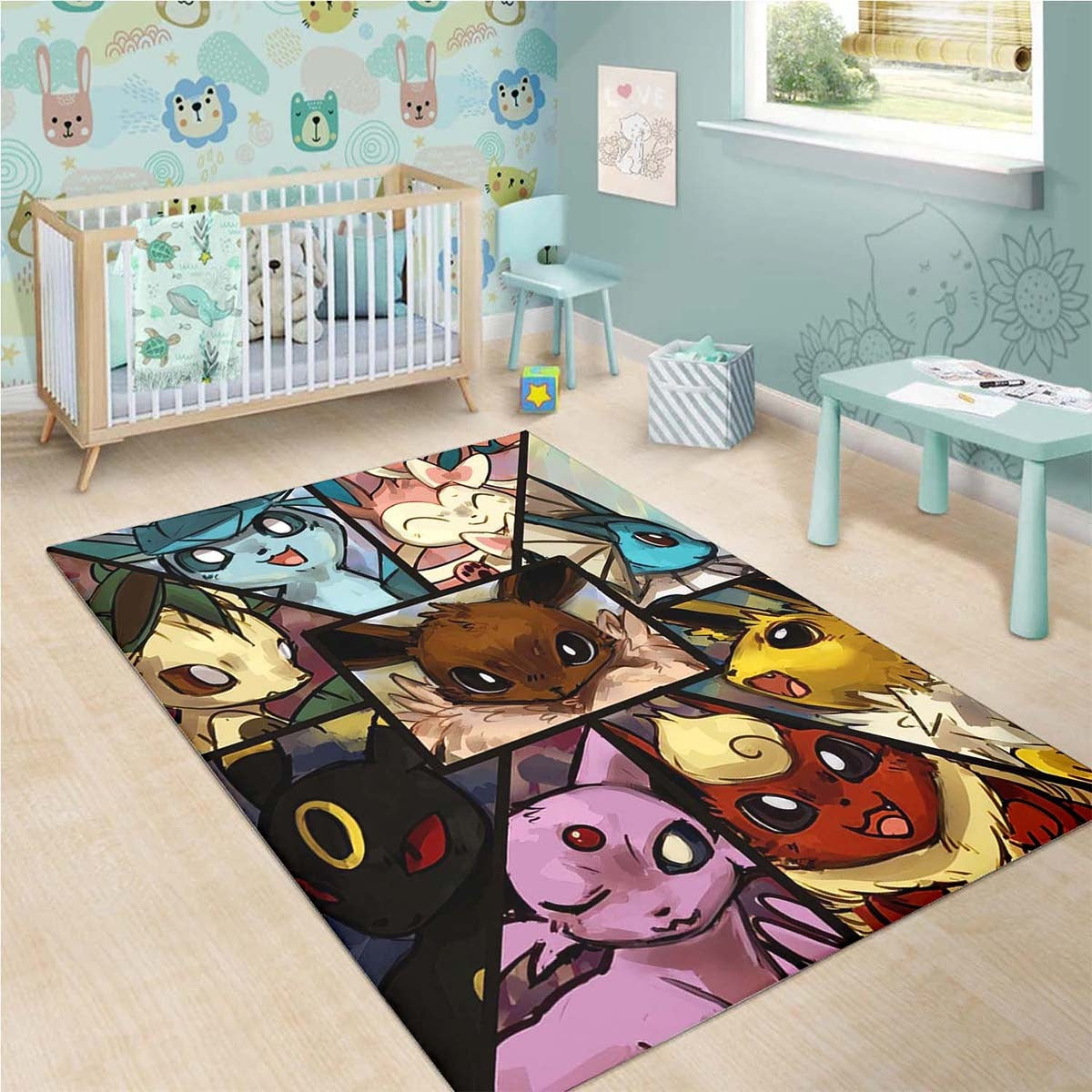 Pokmon Voli Evolution Teppich