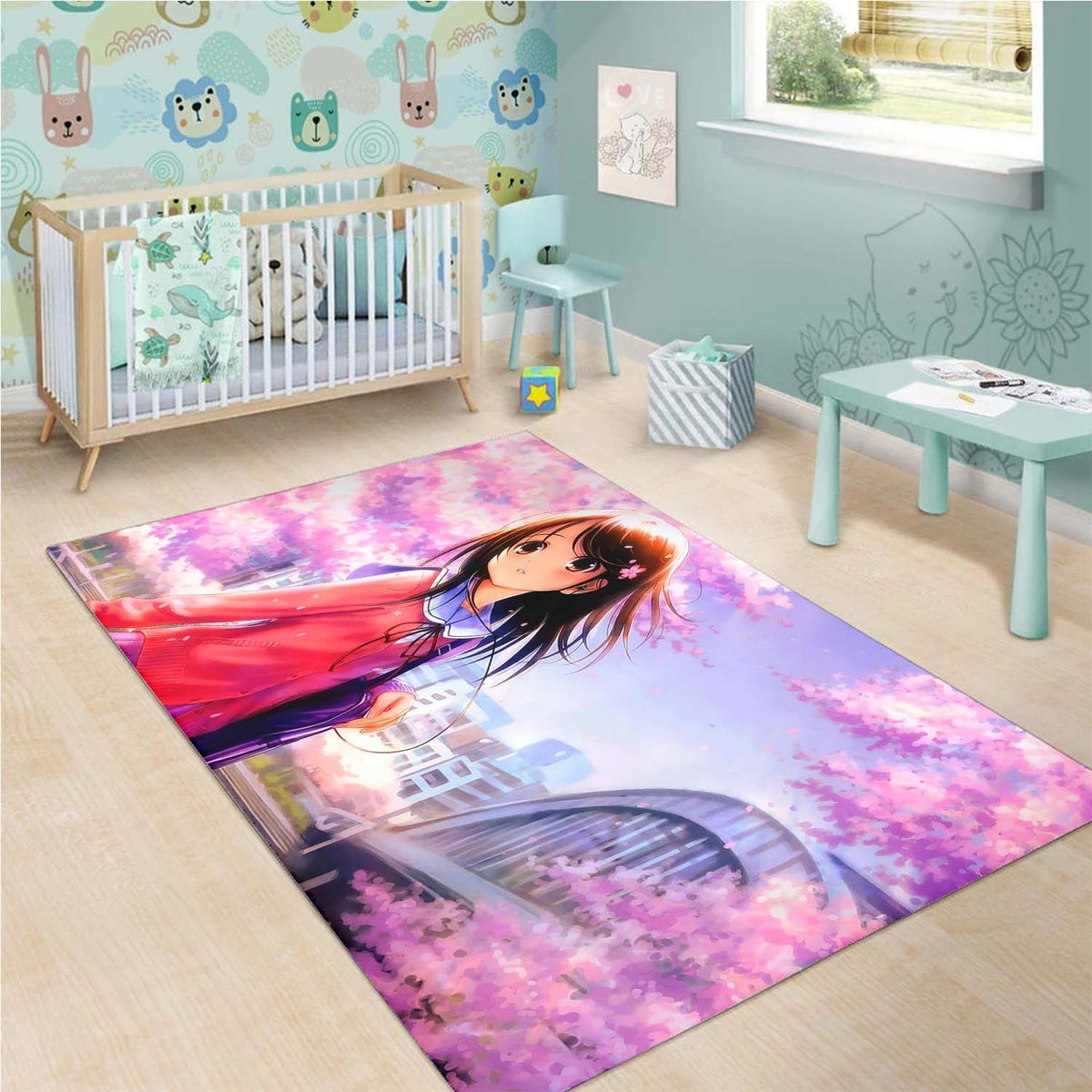 Pretty Anime Girl Teppich