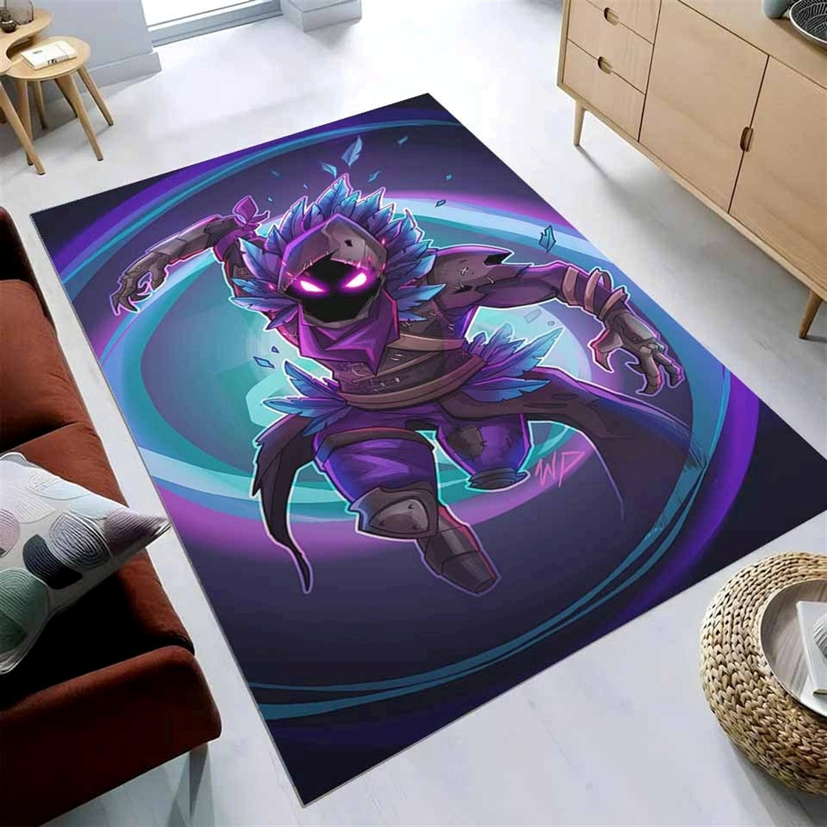 Raven Fortnite Epic Teppich