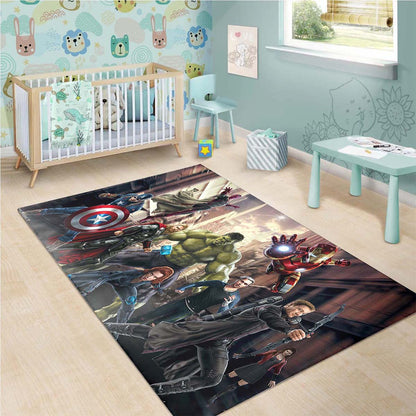 Rcher Hulk Iron Man Thor Teppich 3