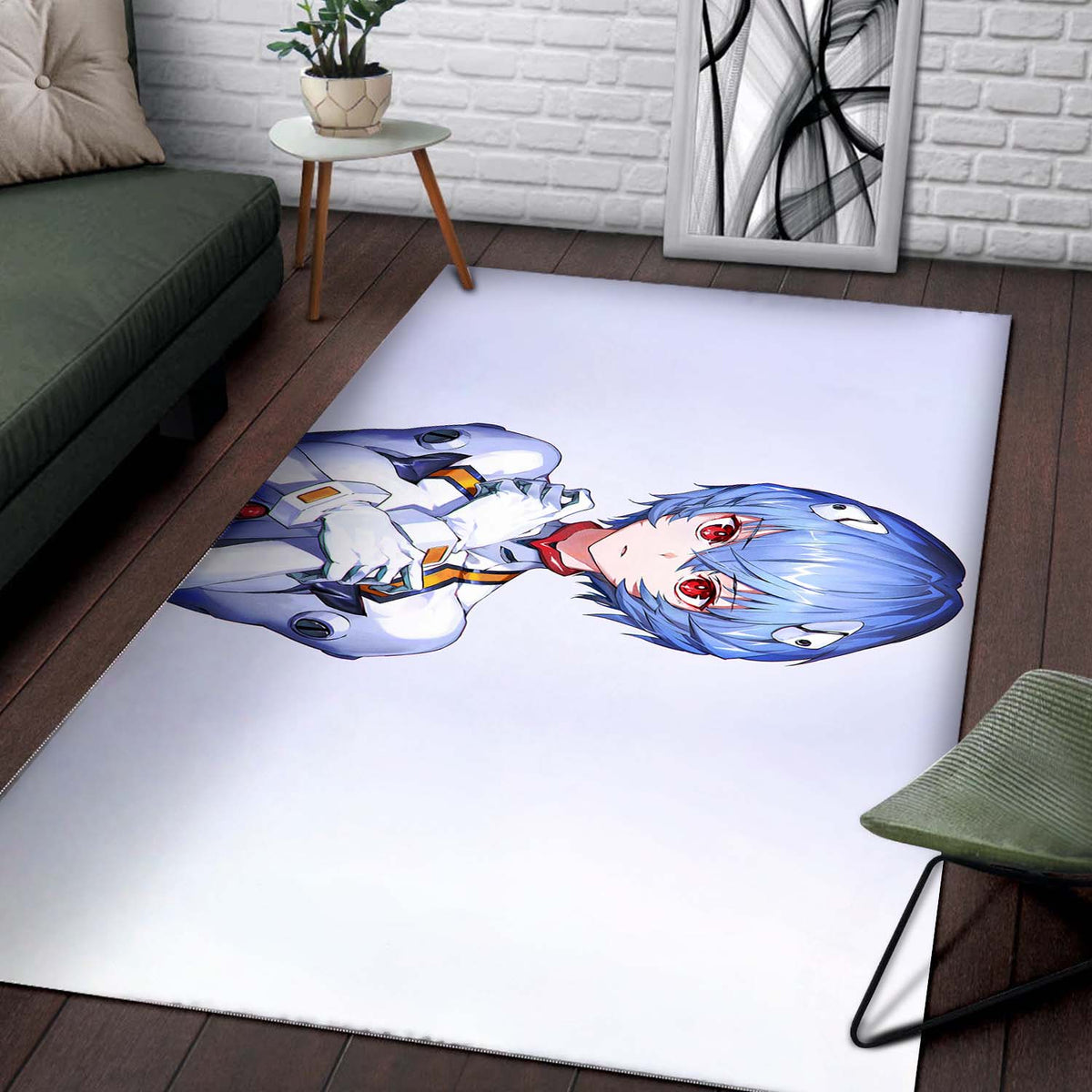 Rei Ayanami 5K Neon Teppich 2
