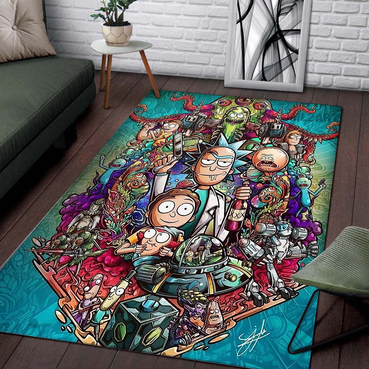 Rick And Morty Dope Teppich 2