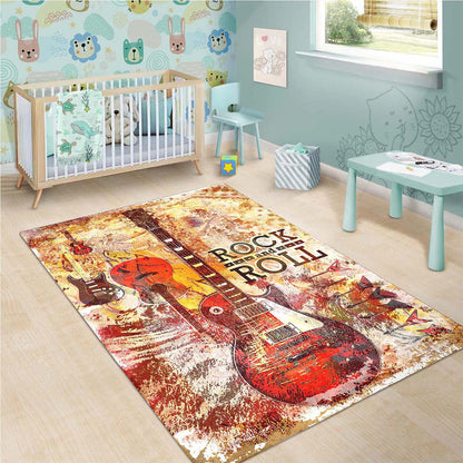 Rock N Roll Guitar Art - Music Art For Fans Teppich 3