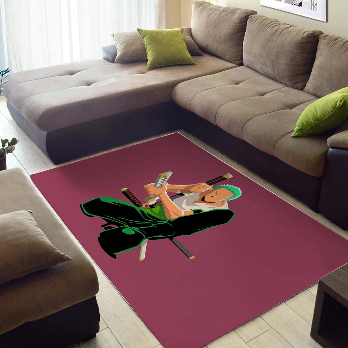 Roronoa Zoro One 1 Teppich 3