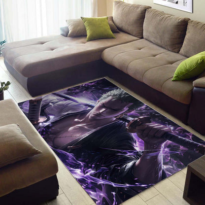 Roronoa Zoro Purple Teppich 3