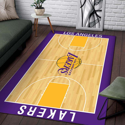 S Angeles Lakers Basketballmannschaft Teppich 2