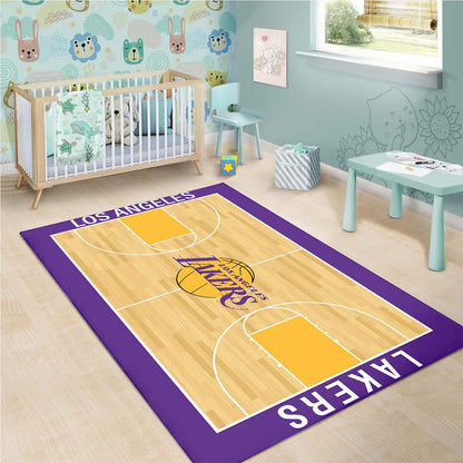 S Angeles Lakers Basketballmannschaft Teppich 3