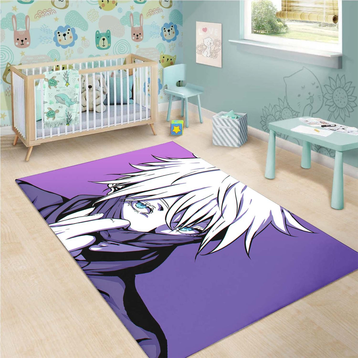 Satoru Gojo Purple Teppich