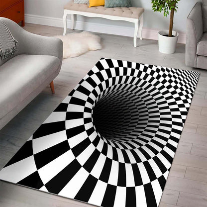 Schwarzes Loch 3d Teppich 3