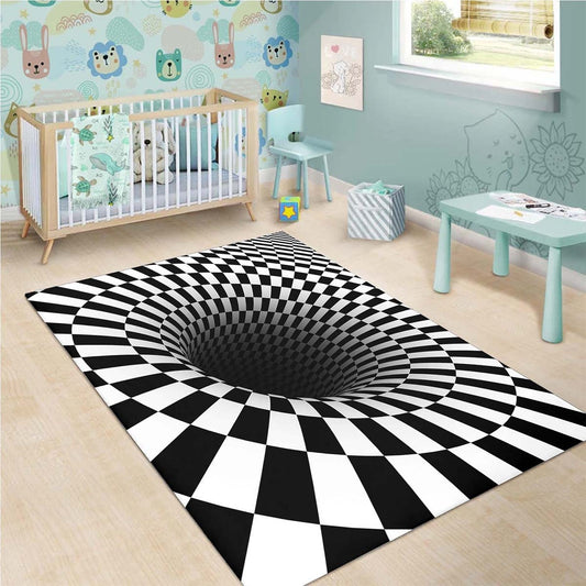 Schwarzes Loch 3d Teppich