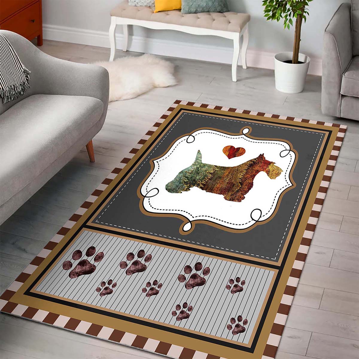 Scottish Terrier De2309112r Teppich 3
