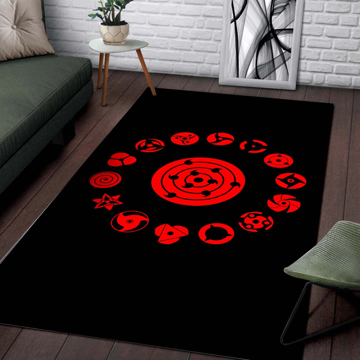 Sharingan Naruto 5K Teppich 2