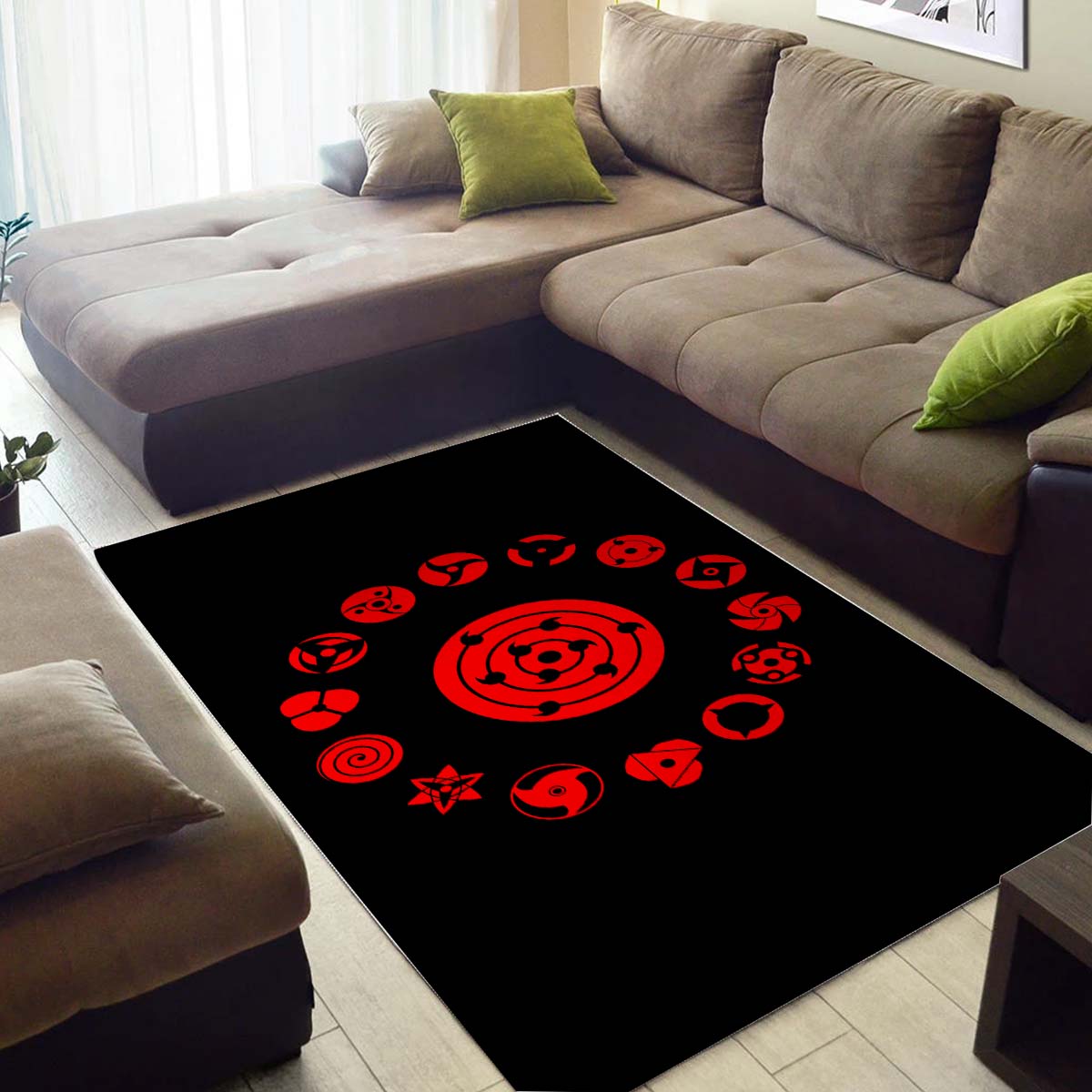 Sharingan Naruto 5K Teppich 3