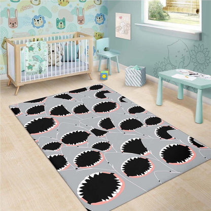 Shark Frenzy Art Teppich