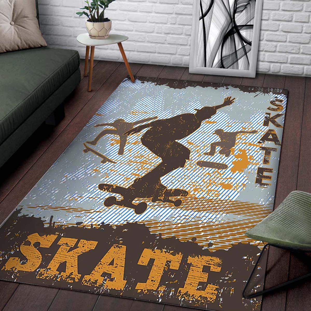 Skateboard De260834m Teppich 2