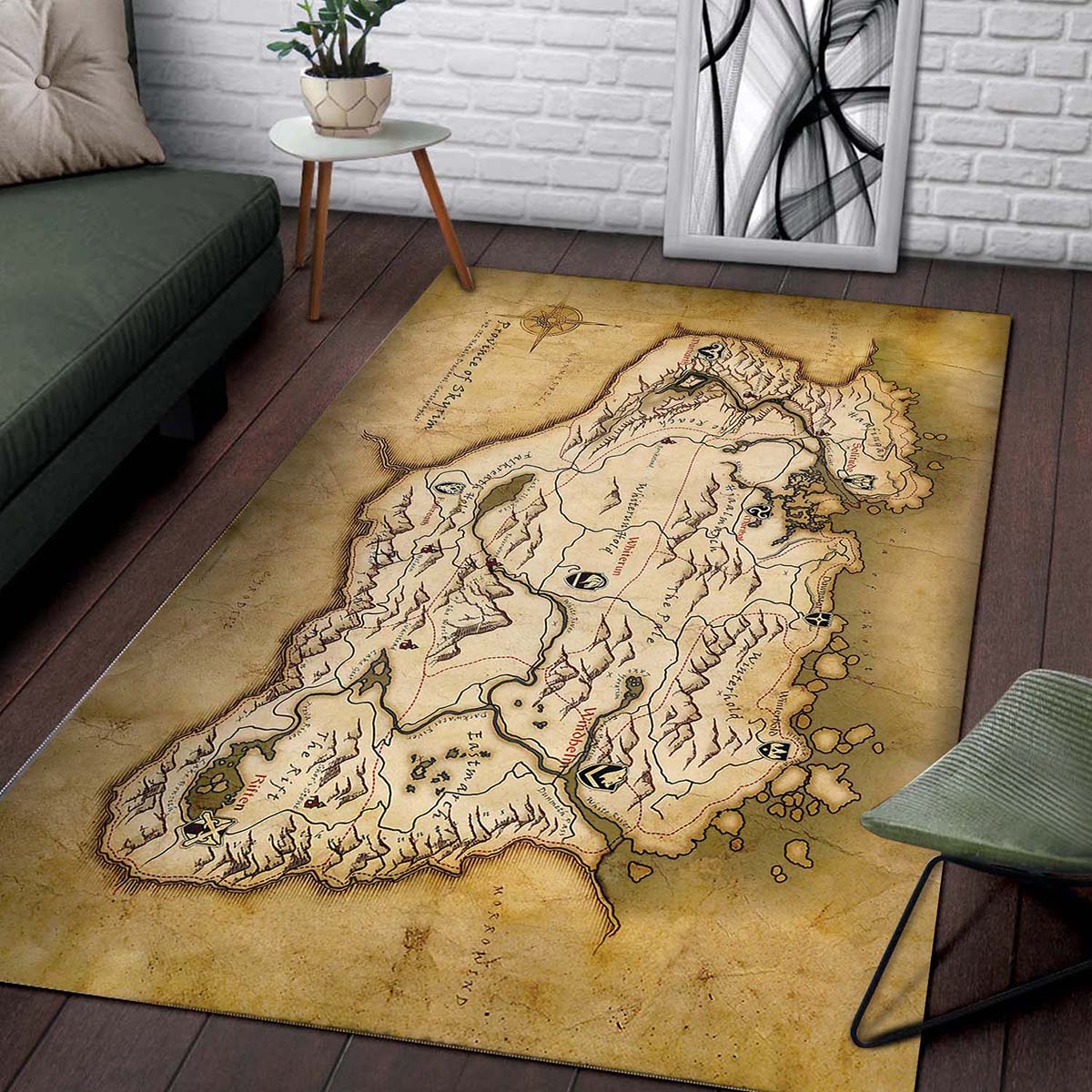 Skyrim MapTeppich 2