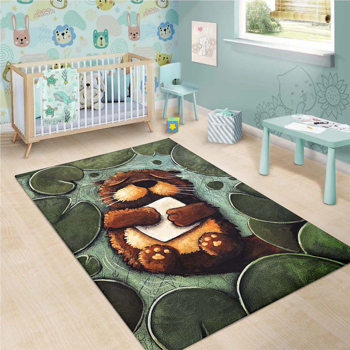 Sleepy Otter De1910222r Teppich 3