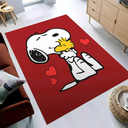 Snoopy Kuschel Woodstock Rot 01 Teppich