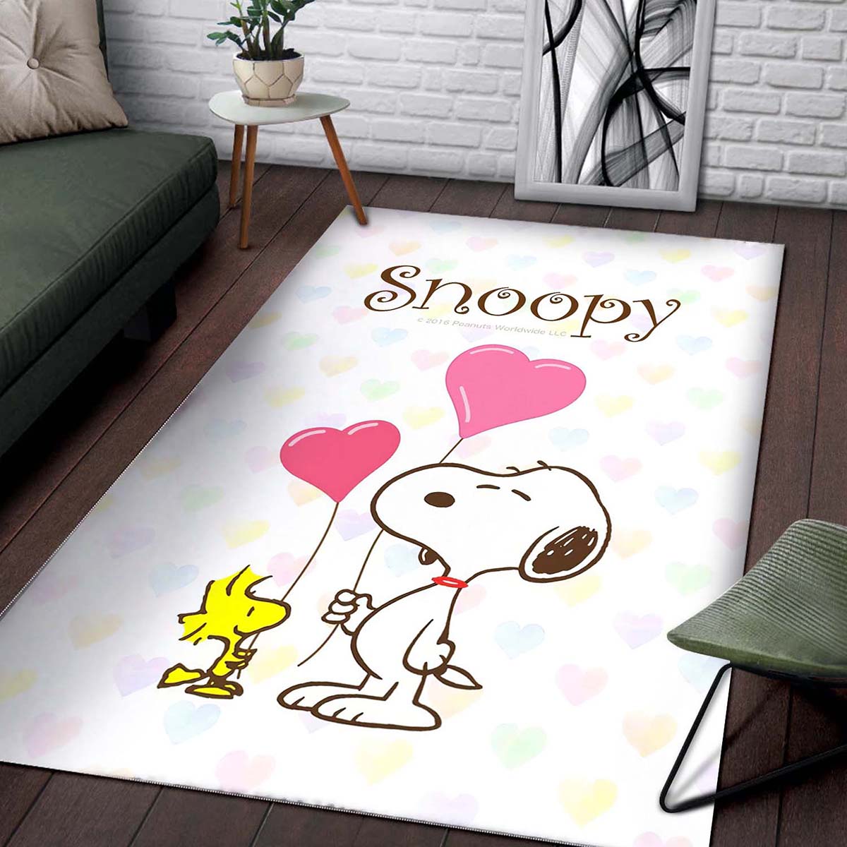 Snoopy Love Teppich 2