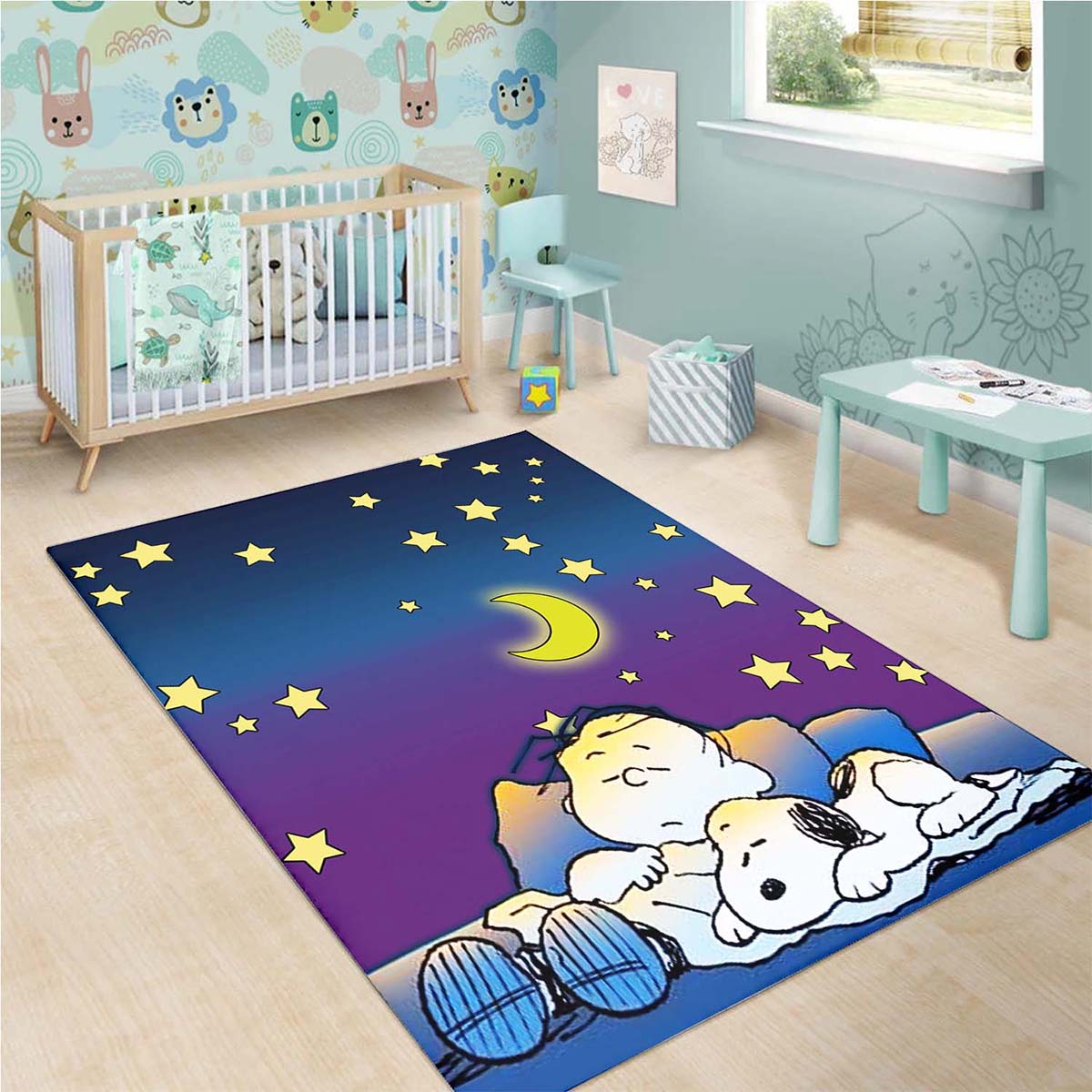Snoopy Und Charlie Brown Und Peanuts Teppich 3