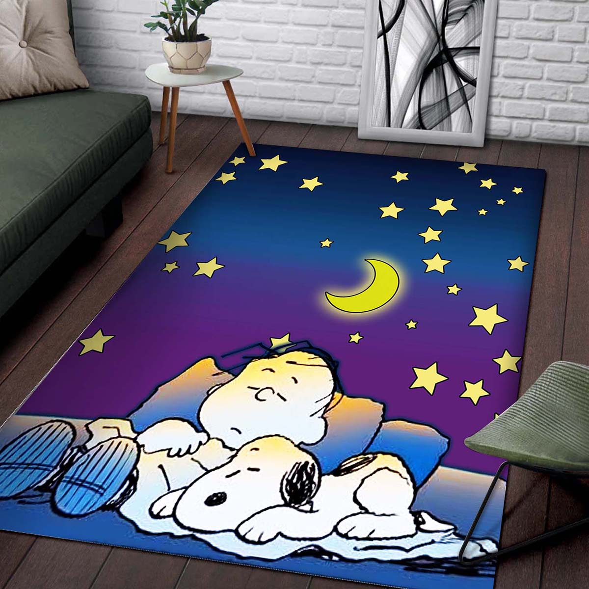 Snoopy Und Charlie Brown Und Peanuts Teppich 2