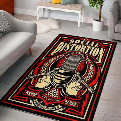 Social Distortion Band Teppich 3