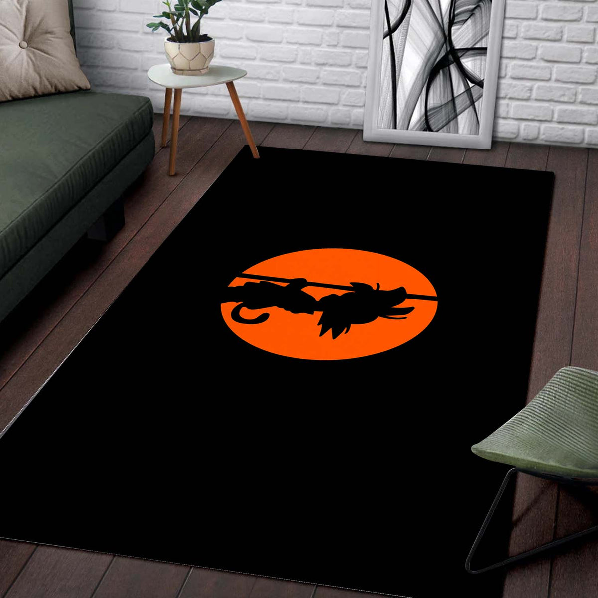 Son Goku Silhouette Teppich 2