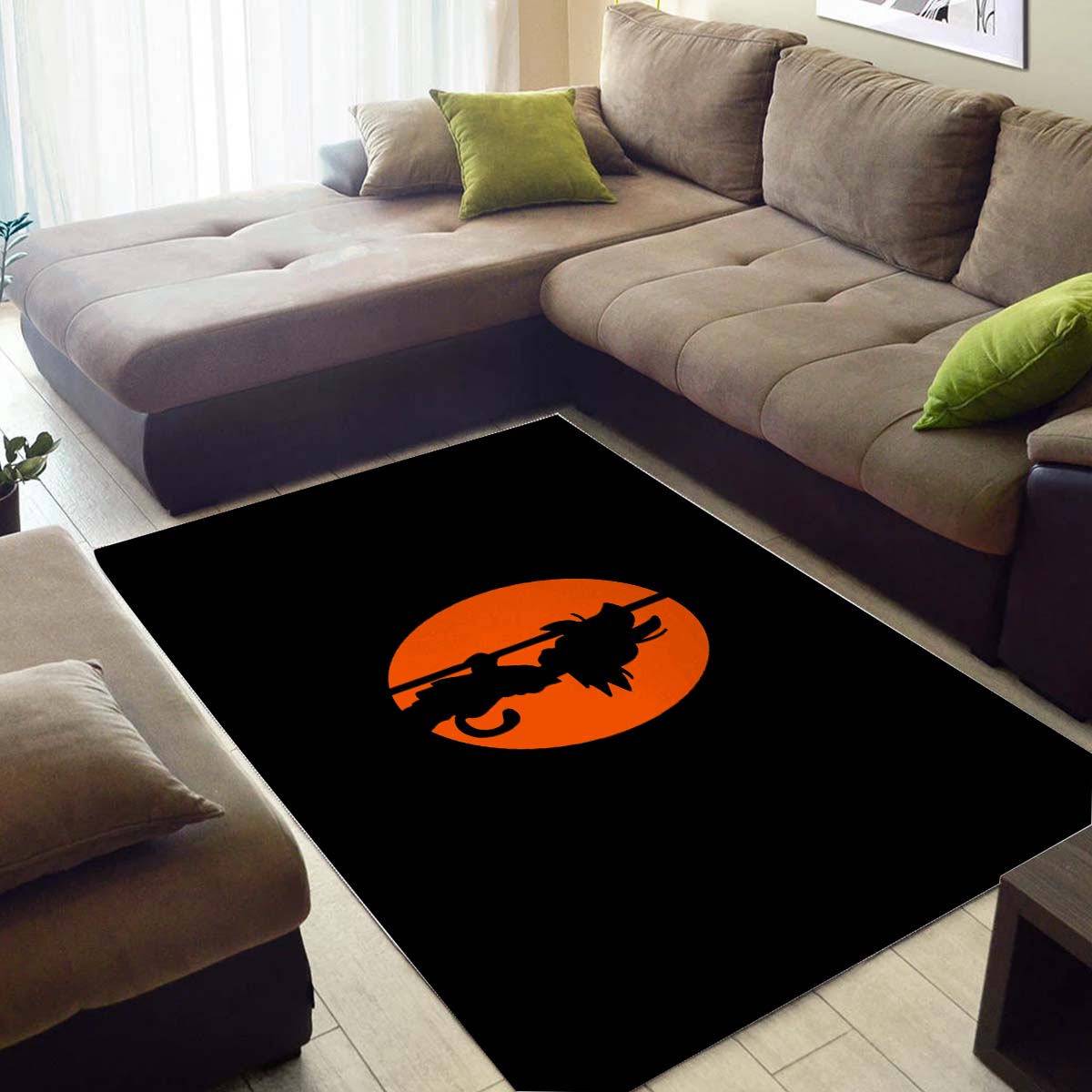 Son Goku Silhouette Teppich 3