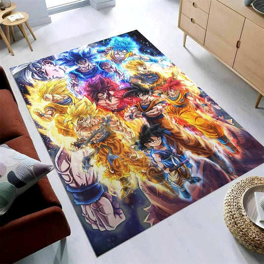 Son Goku Super Saiyan Dragon Ball Z Teppich