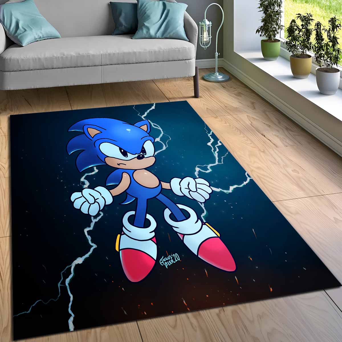 Sonic The Hedgehog 2 Teppich 3