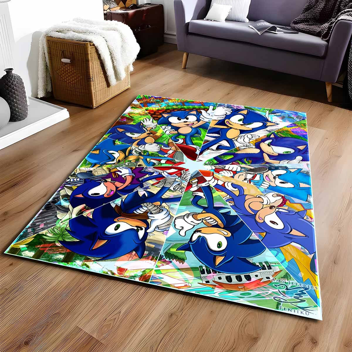 Sonic The Hedgehog 4 Teppich