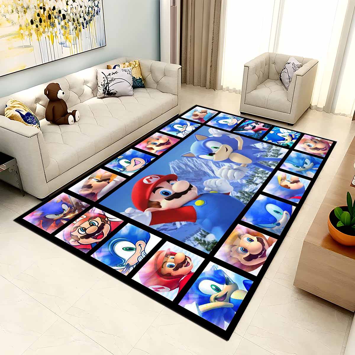 Sonic The Hedgehog 50 Teppich 2