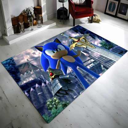 Sonic Und Der Schwarze Ritter Breitbild Teppich