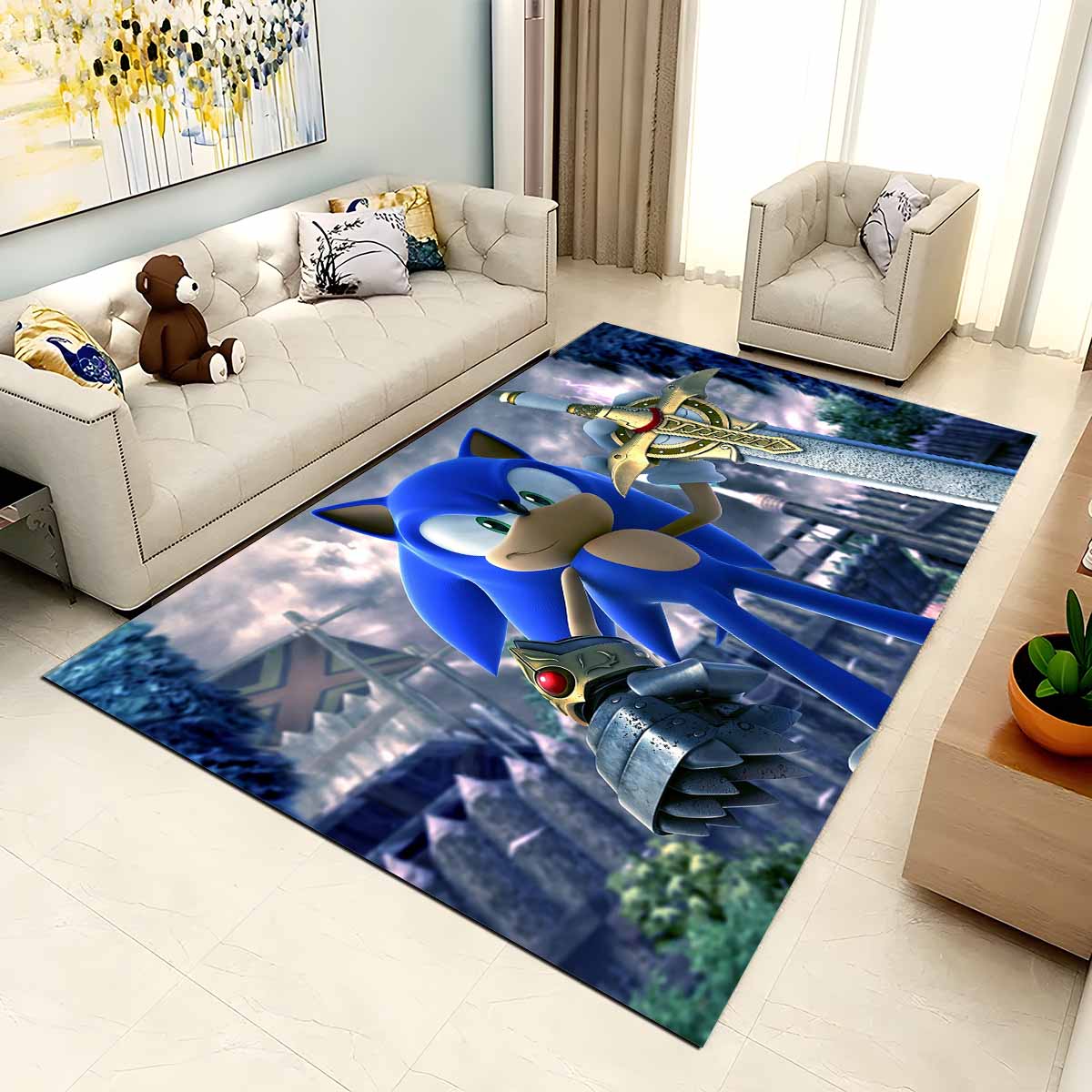 Sonic Und Der Schwarze Ritter Breitbild Teppich 2