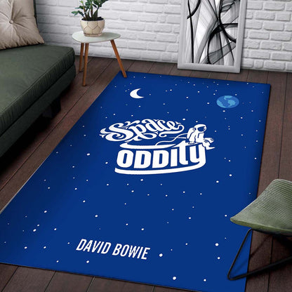 Space Oddity David Bowie Music Art Teppich 2