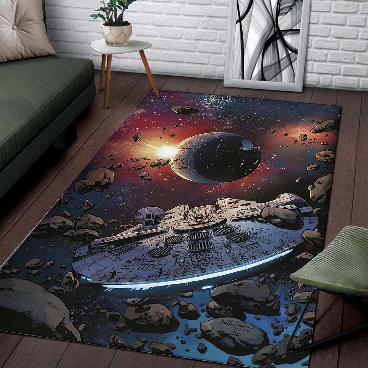 Star Wars Death Star Teppich 2