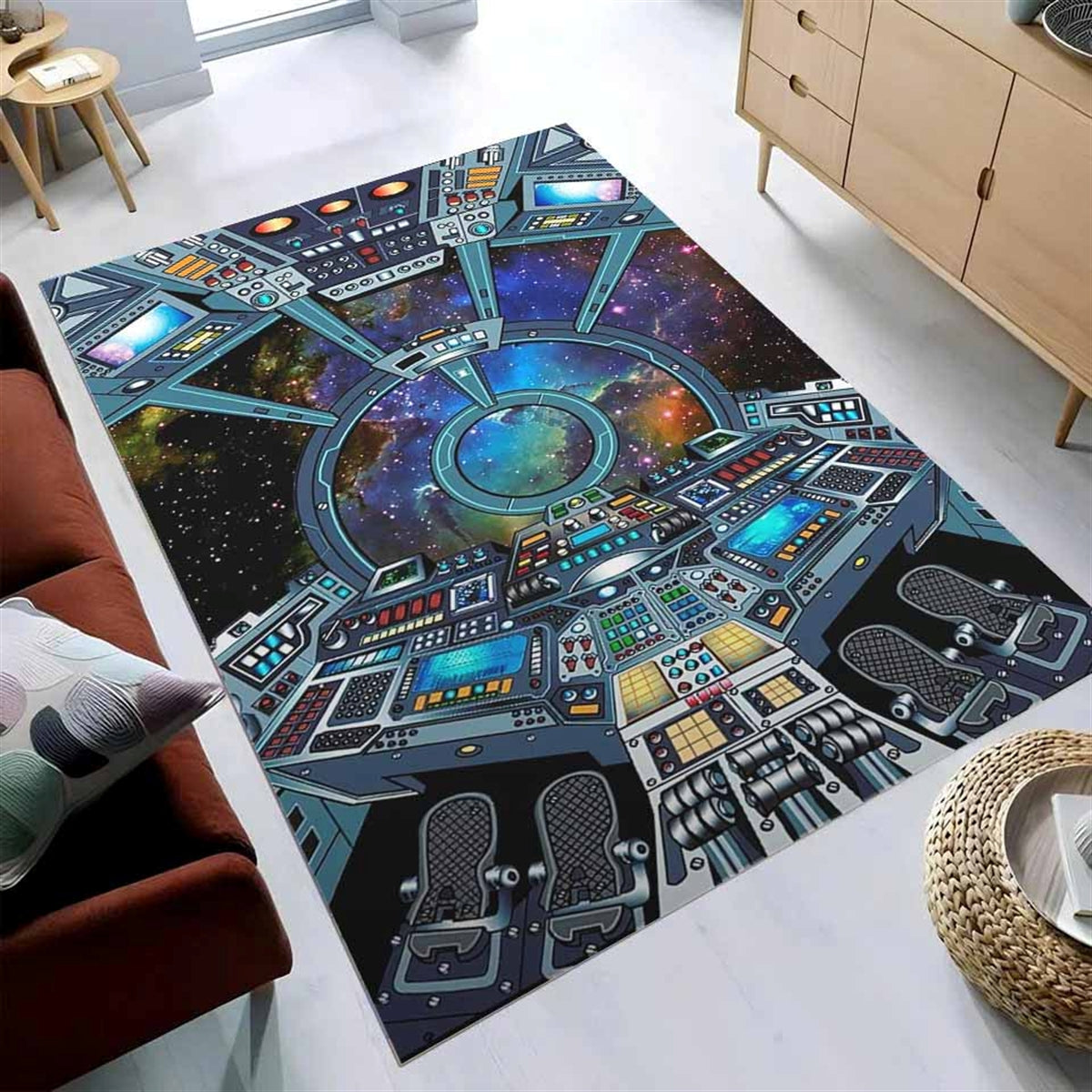 Star Wars Fans Art Millennium Falcon Teppich