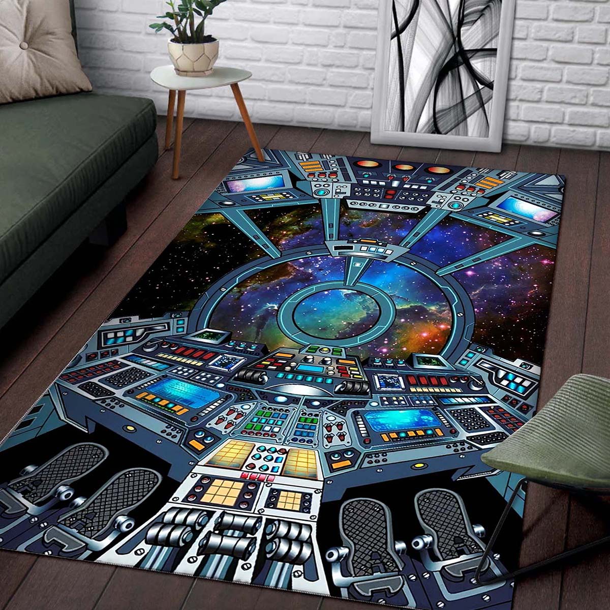 Star Wars Fans Art Millennium Falcon Teppich 2