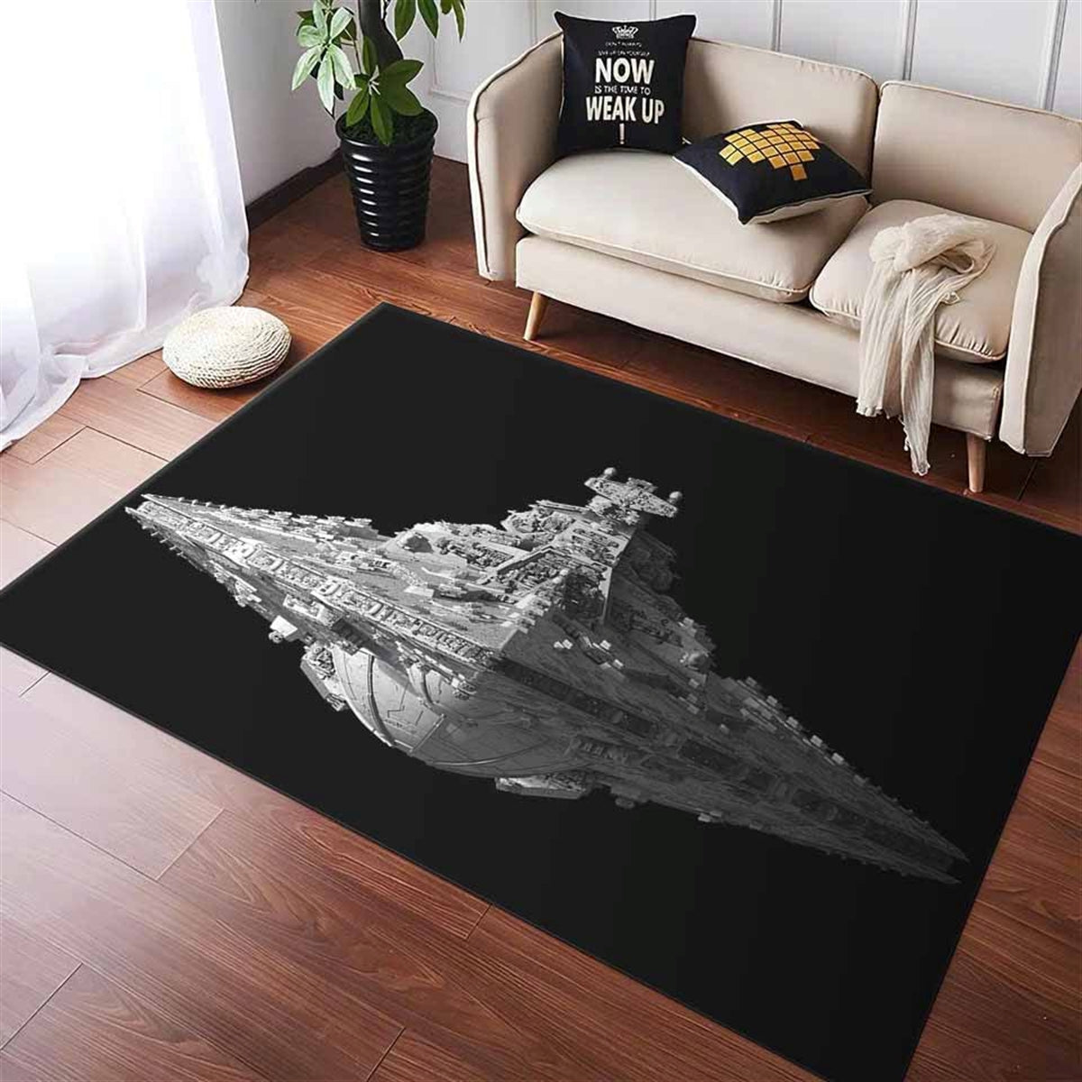 Star Wars X Wing Star Destroy Teppich