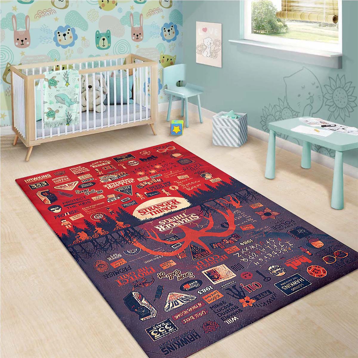 Stranger Things Wohnzimmer Dekor Teppich 3